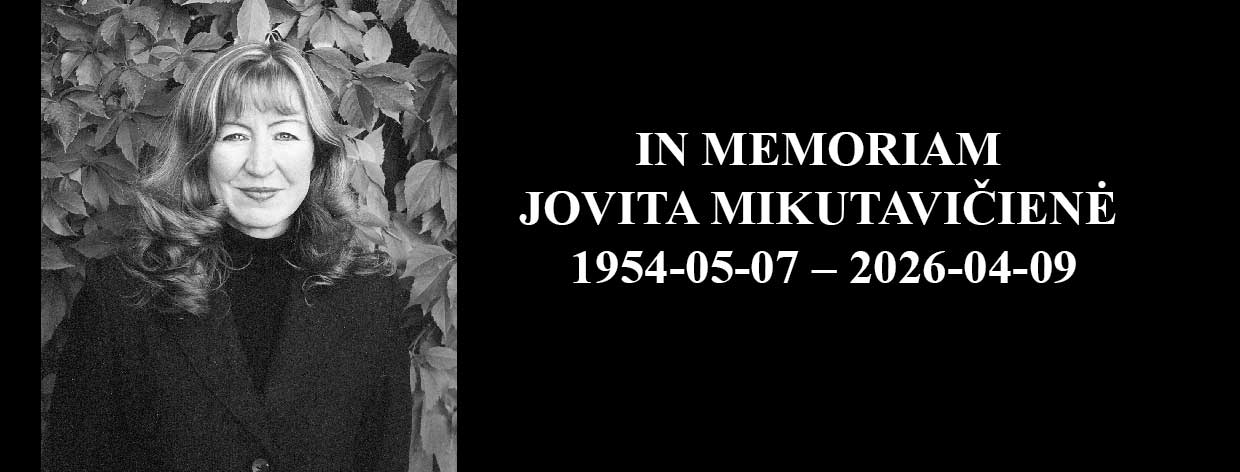 In memoriam Jovita Mikutaviciene 01